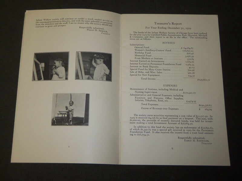 1929 INFANT WELFARE SOCIETY OF CHICAGO 19TH ANNUAL REPORT - J 3483