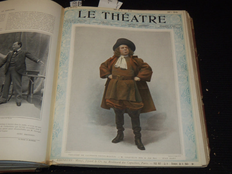 1900 JANUARY-JUNE LE THEATRE MAGAZINE BOUND VOLUME - 12 ISSUES - KD 2657B