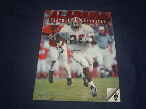 1997 OCTOBER 18 UNIVERSITY OF ALABAMA VS TENNESSEE FOOTBALL PROGRAM - ST 4137R