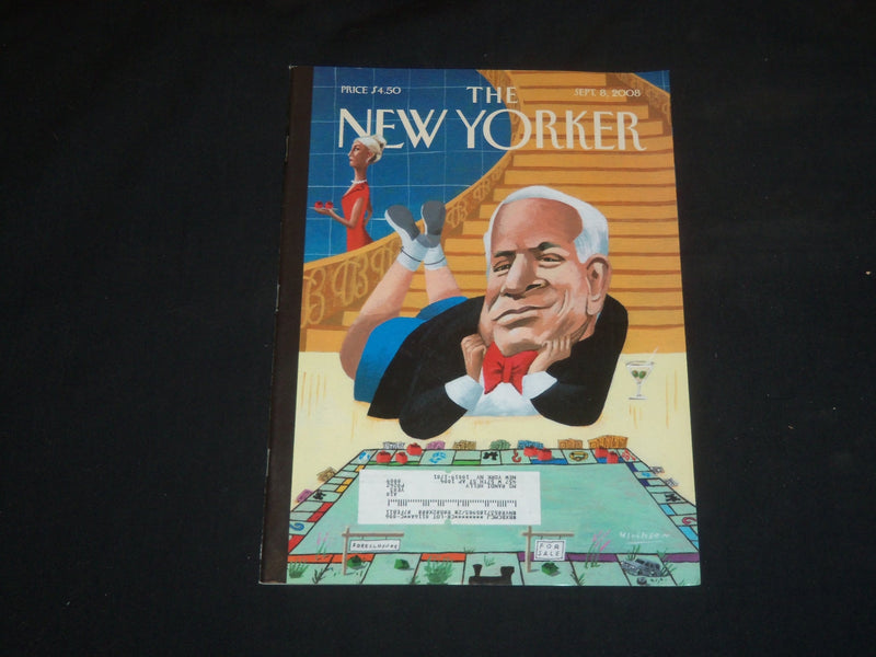 2008 SEPTEMBER 8 THE NEW YORKER MAGAZINE - ILLUSTRATED COVER - NY 2133