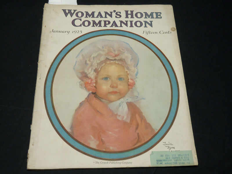 1925 JANUARY WOMAN'S HOME COMPANION MAGAZINE - BEAUTIFUL FRONT COVER - F 567X