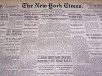 1934 AUGUST 6 NEW YORK TIMES - SECOND ATTEMPT TO REACH BYRD - NT 3987