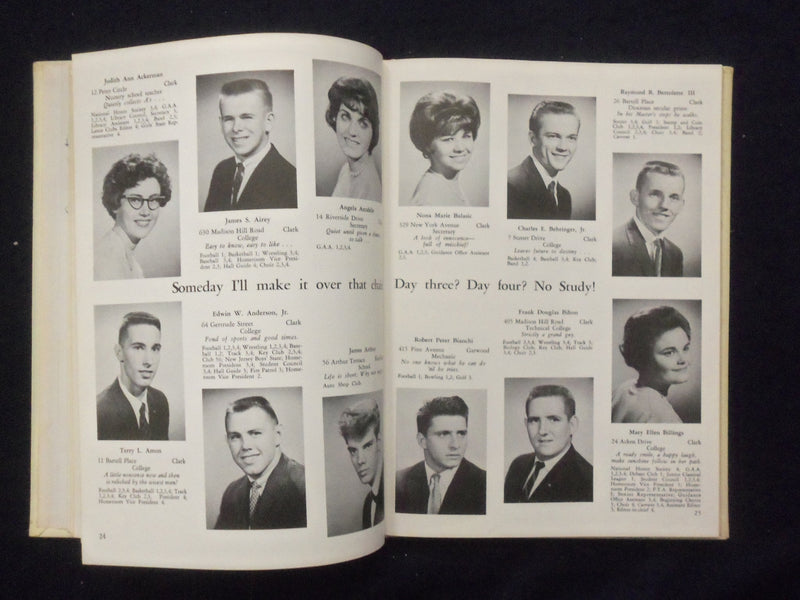 1962 LANCE ARTHUR L. JOHNSON REGIONAL HIGH SCHOOL YEARBOOK - CLARK, NJ - YB 3333