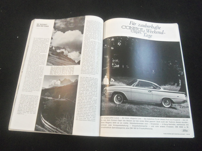 1962 SUMMER MOTOR REVUE - EUROPA MOTOR MAGAZINE - AUTOMOBILES - GERMAN - J 7762
