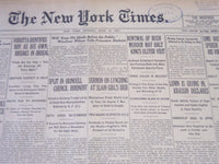 1921 JUNE 13 NEW YORK TIMES - LENIN GIVING IN KRASSIN DECLARES - NT 5504