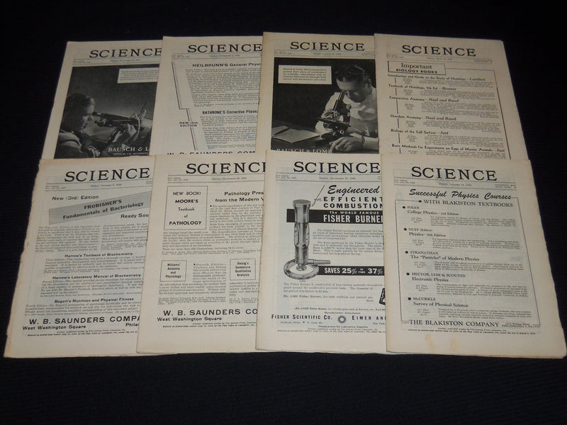 1934-1944 SCIENCE MAGAZINE LOT OF 39 ISSUES - O 3226C