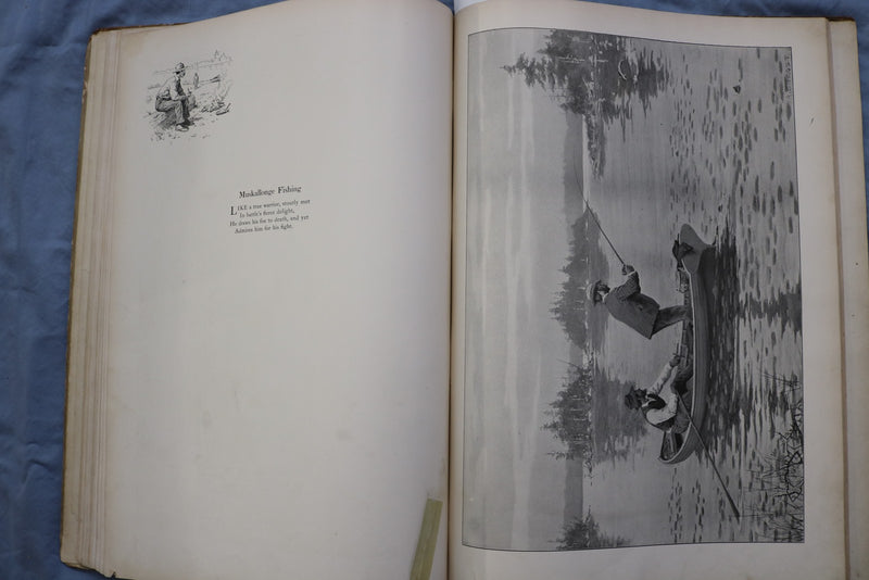 1904 A BOOK OF DRAWINGS BY A. B. FROST - HARDCOVER BOOK - KD 9582