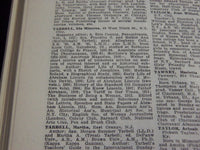 1914 WOMAN'S WHO'S WHO OF AMERICA BOOK EDITED BY JOHN WILLIAM LEONARD - KD 4752