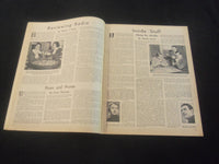 1935 MAY 18 RADIO GUIDE MAGAZINE - GETRUDE NIESEN ILLUSTRATED COVER - SP 9517B