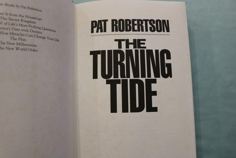 1991-2006 PAT ROBERTSON HARDCOVER BOOKS - LOT OF 3 - 1 SIGNED BOOK - KD 9681