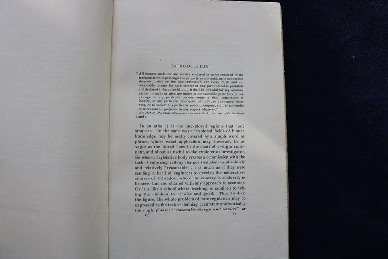 1910 COLUMBIA UNIVERSITY LOCAL FREIGHT DISCRIMINATIONS STANDARDS - K 1436