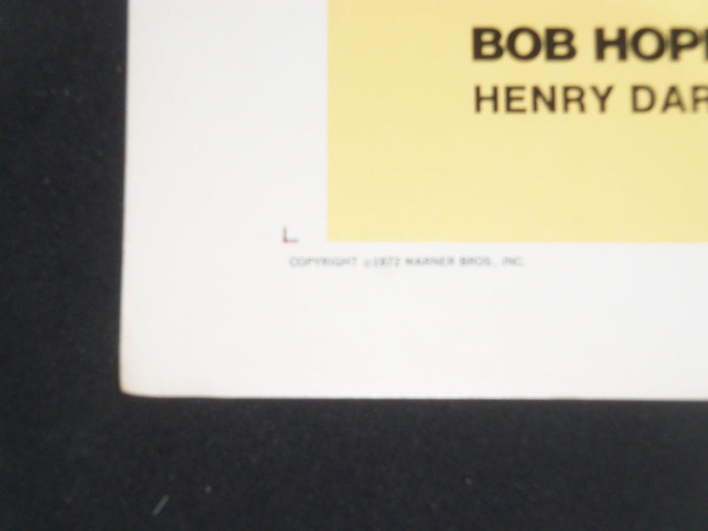 1972 CANCEL MY RESERVATION 1/2 SHEET MOVIE POSTER - BOB HOPE - P 295