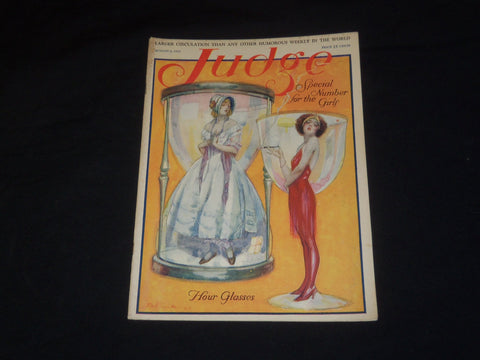 1925 AUGUST 8 JUDGE MAGAZINE - SPECIAL NUMBER FOR THE GIRLS HOUR GLASSES-ST 5518