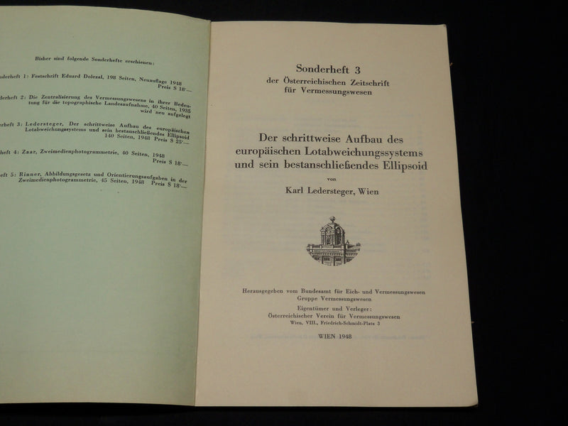 1948-1964 SONDERITEFT DER OSTERREICHISCHEN ZEITSCHRIFT LOT OF 3 - J 5895