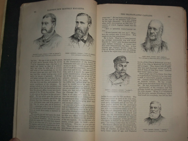 1886 HARPER'S MONTHLY MAGAZINE - LOT OF 12 - COMPLETE YEAR - WR 688A