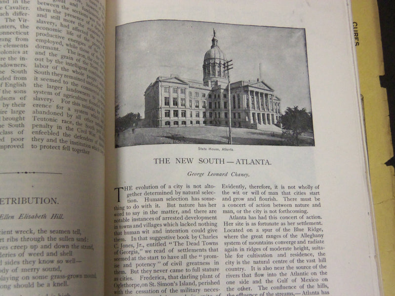 1891 NEW ENGLAND MAGAZINE LOT OF 9 ISSUES - NICE ILLUSTRATIONS & ADS - WR 169