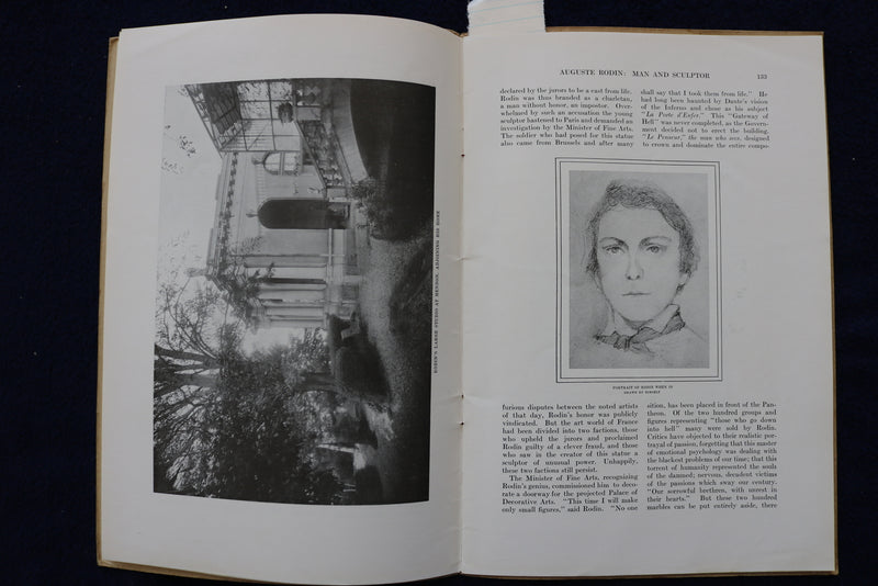 1918 THE AMERICAN MAGAZINE OF ART - AUGUSTE RODIN - K 1522