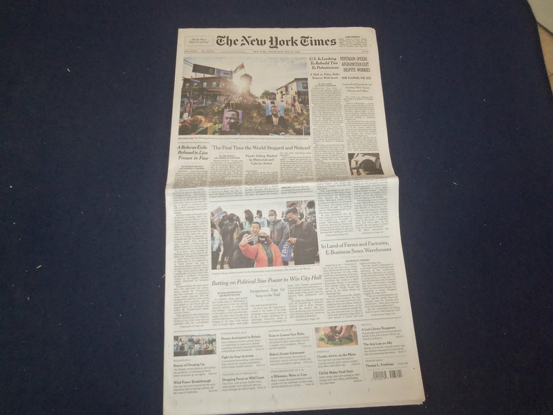 2021 MAY 26 NEW YORK TIMES - GEORGE FLOYD DEATH ONE YEAR LATER