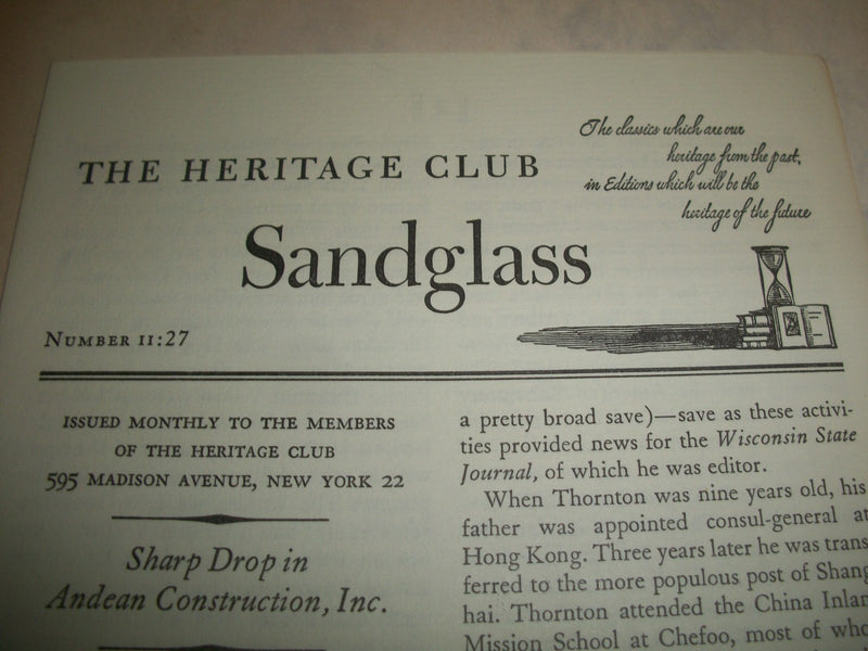 1962 BRIDGE OF SAN LUIS REY BY THROTON WILDER BOOK W/ SLIP CASE - KD 612