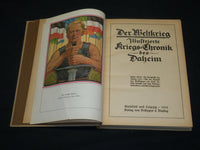 1915 DER WELTKRIEG ILLUSTRIERTE GERMAN VOLUMES LOT OF 3 - NICE MAPS - KD 4047A