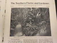 1895-1896 SOUTHERN FLORIST AND GARDENER MAGAZINE LOT OF 6 - LOUISVILLE - O 40