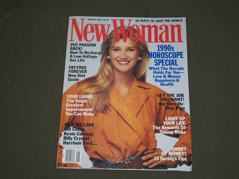 1990 JANUARY NEW WOMAN MAGAZINE - ALEXANDRA COVER - B 3835