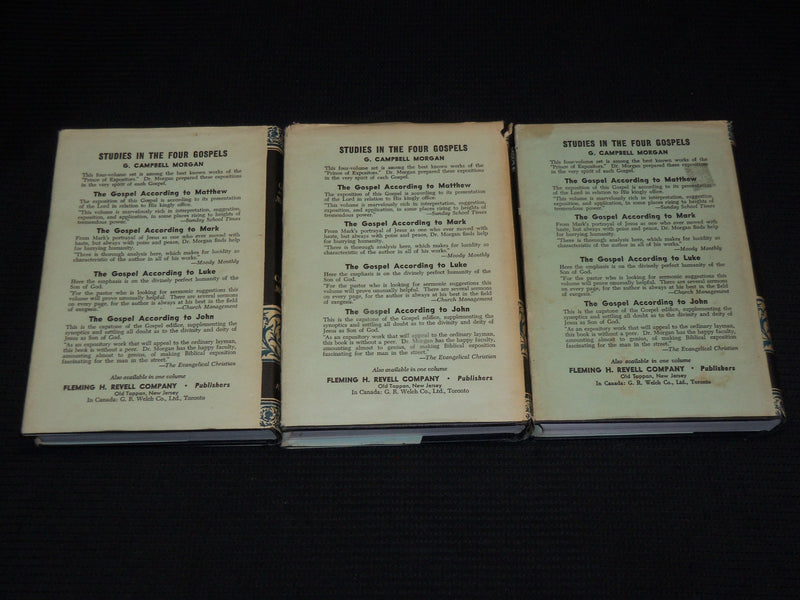 1925-1931 THE GOSPEL ACCORDING TO MARK BOOK LOT OF 3 - G. MORGAN - KD 1378E