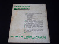 1931 NOVEMBER RADIO CALL BOOK & TECHNICAL REVIEW MAGAZINE NICE COVER - E 6301