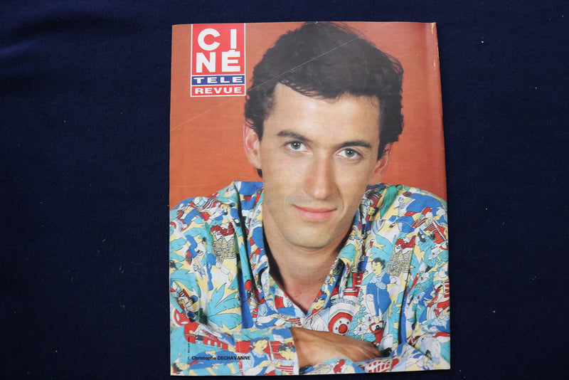 1986 JULY 17 CINE TELE REVUE MAGAZINE - CHRISTOPHE DECHAVANNE COVER - E 11986