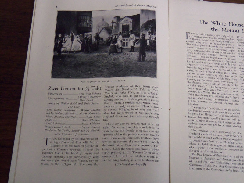 1930 NOVEMBER NATIONAL BOARD OF REVIEW MAGAZINE - MARLENE DIETRICH - K 1137