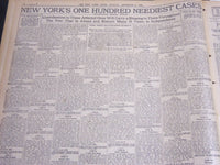 1925 DEC 6 NY TIMES - NEW YORK'S 100 NEEDIEST CASES-CHARLES DANA GIBSON- NT 7067