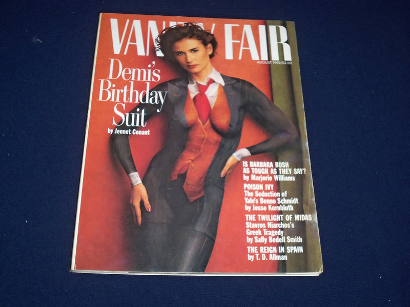 1992 AUGUST VANITY FAIR MAGAZINE - DEMI MOORE - SP 4330