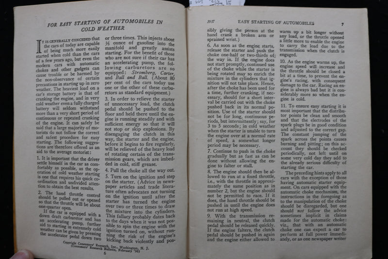 1937 JANUARY CONSUMERS' DIGEST MAGAZINE - VOLUME 1, NUMBER 1 - K 2377