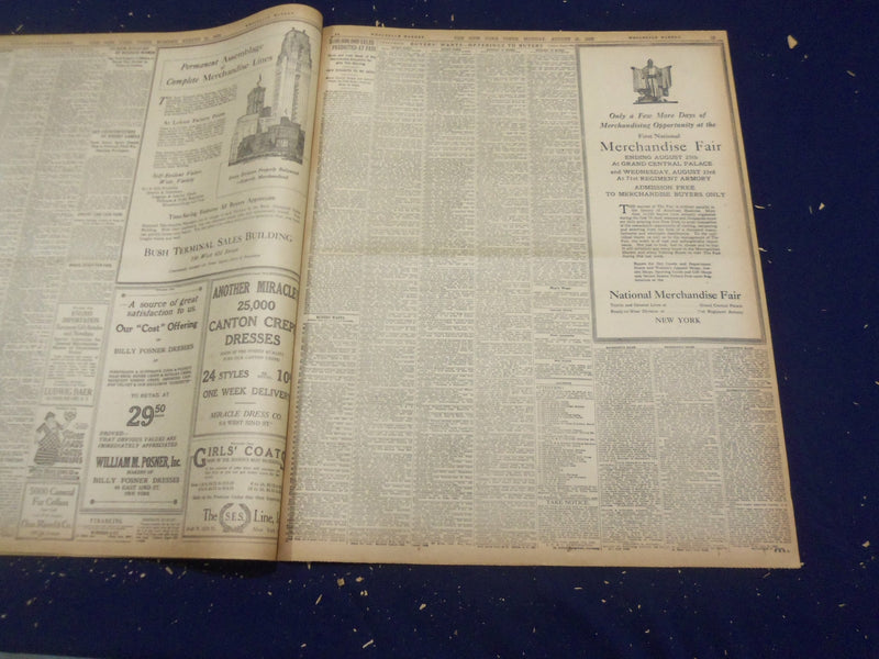 1922 AUGUST 21 NEW YORK TIMES - RAIL CHIEFS SEE PEACE THIS WEEK - NT 8388