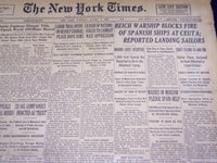 1935 AUG 4 NEW YORK TIMES - OWENS EQUALS WORLD 100 METER RECORD - NT 1932