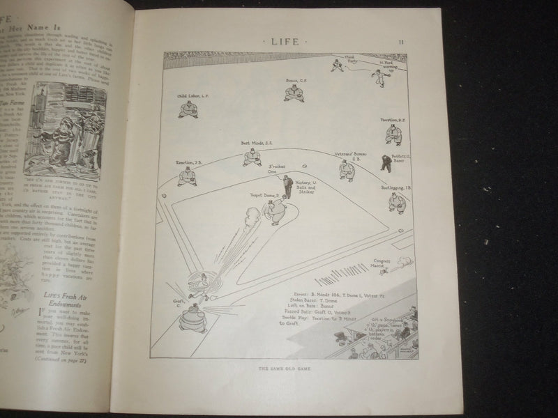 1924 MAY 29 LIFE MAGAZINE - PAPA! MAMMA SAYS TO BRING HOME CHOPS! - ST 6501