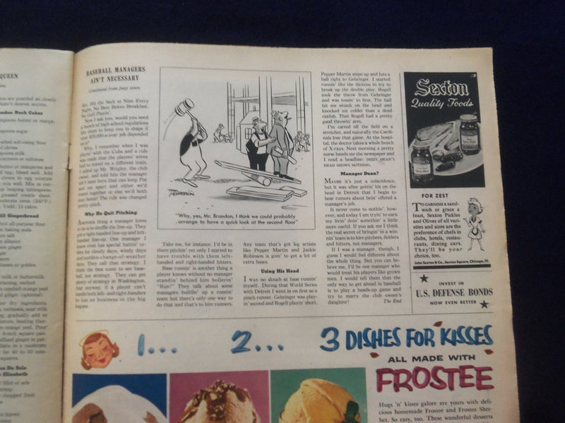 1953 MAY 31 THIS WEEK MAGAZINE SECTION - DIZZY DEAN ARTICLE - J 9798