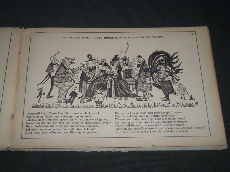 REINAART DE VOS VOOR KINDEREN BEWERKT BY P. A. E. OOSTERHOFF - DUTCH - KD 4783