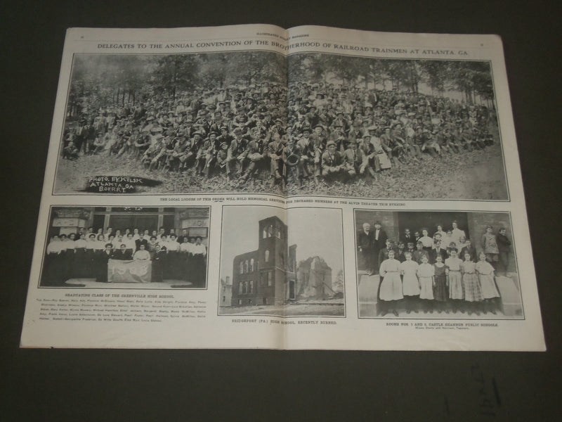 1908 JUNE 14 ILLUSTRATED SUNDAY MAGAZINE - GREAT COVER & ADS - SP 9474