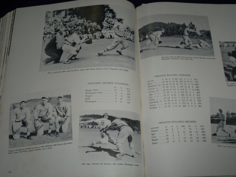 1941 OREGANA UNIVERSITY OF EUGENE OREGON YEARBOOK - GREAT PHOTOS - YB 876