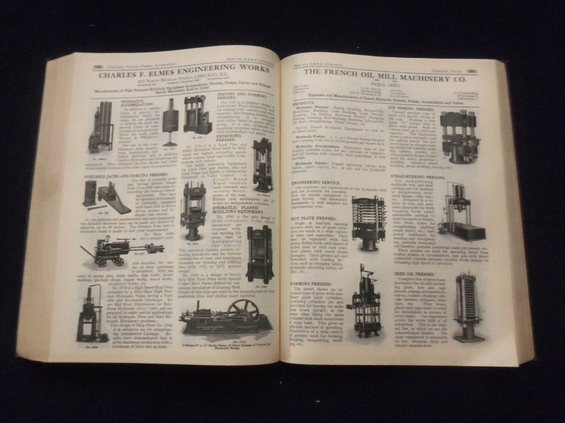 1926 CONDENSED CATALOGUES OF MERCHANICAL EQUIPMENT SOFTCOVER BOOK - KD 8301