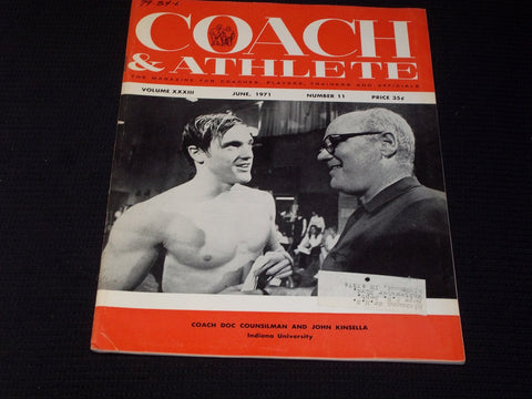 1971 JUNE COACH & ATHLETE MAGAZINE - DOC COUNSILMAN & JOHN KINSELLA - E 5803