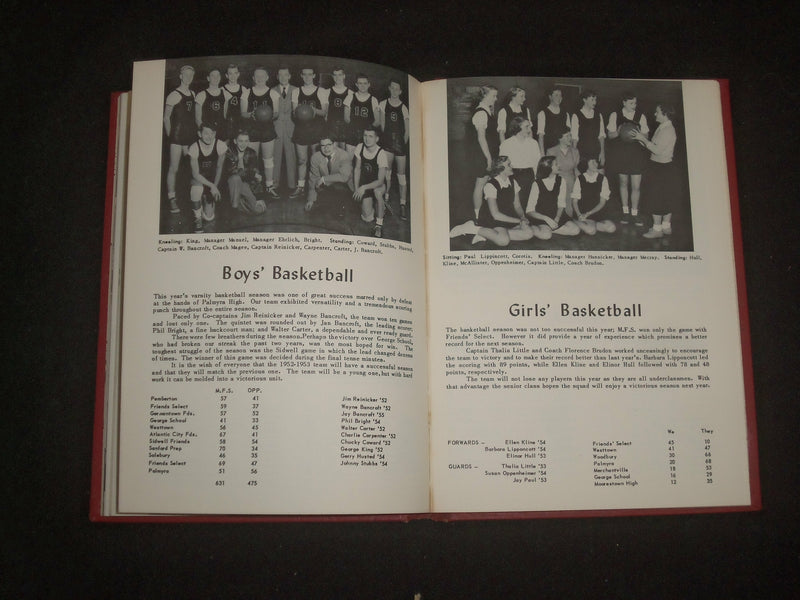 1952 MOORESETOWN FRIENDS' SCHOOL YEARBOOK - MOORESTOWN, NEW JERSEY - YB 2240