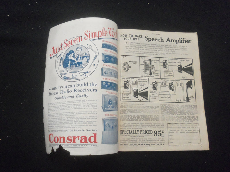 1925 DEC RADIO REVIEW & RADIO LISTENERS' GUIDE AND CALL BOOK MAGAZINE - B 433U