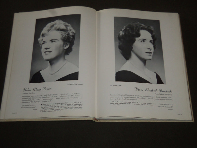 1961 CARILLON CALDWELL COLLEGE FOR WOMEN YEARBOOK - NEW JERSEY - PHOTOS- YB 1014