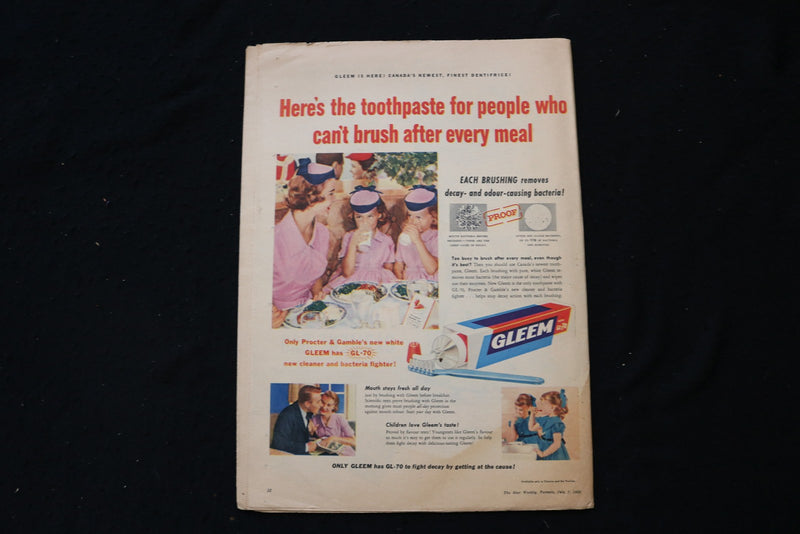 1956 JULY 7 STAR WEEKLY MAGAZINE - DORIS DAY COVER - E 26130