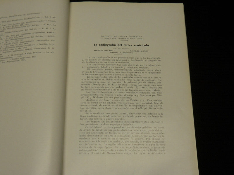 1927-1935 ARCHIVES ARGENTINOS DE NEUROLOGIA SPANISH MAGAZINES LOT OF 5 - WR 505E