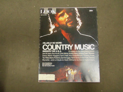 1971 JULY 13 LOOK MAGAZINE - KRIS KRISTOFFERSON - ST 2944