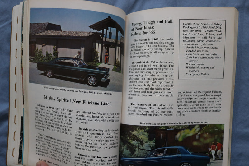 1966 THE FORD ALMANAC - SOFTCOVER BOOK - K 3192