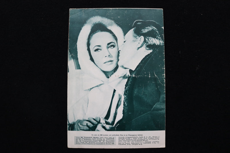 1963 ILLUSTRIERTE FILM-BUHNE MAGAZINE - ELIZABETH TAYLOR COVER - E 26062